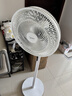 美的（Midea）【飓风节能】七叶柔风立式电风扇/家用轻音落地扇/台式小型风扇/大风力遥控定时摇头风扇 SAH35BSJ 实拍图