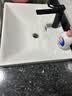 恒洁（HEGII）陶瓷一体盆 浴室柜卫生间洗手盆洗脸盆洗漱台洗手盆台上盆单盆 【60cm尺寸】陶瓷一体盆HC508310E-060 单盆（不含配件） 实拍图