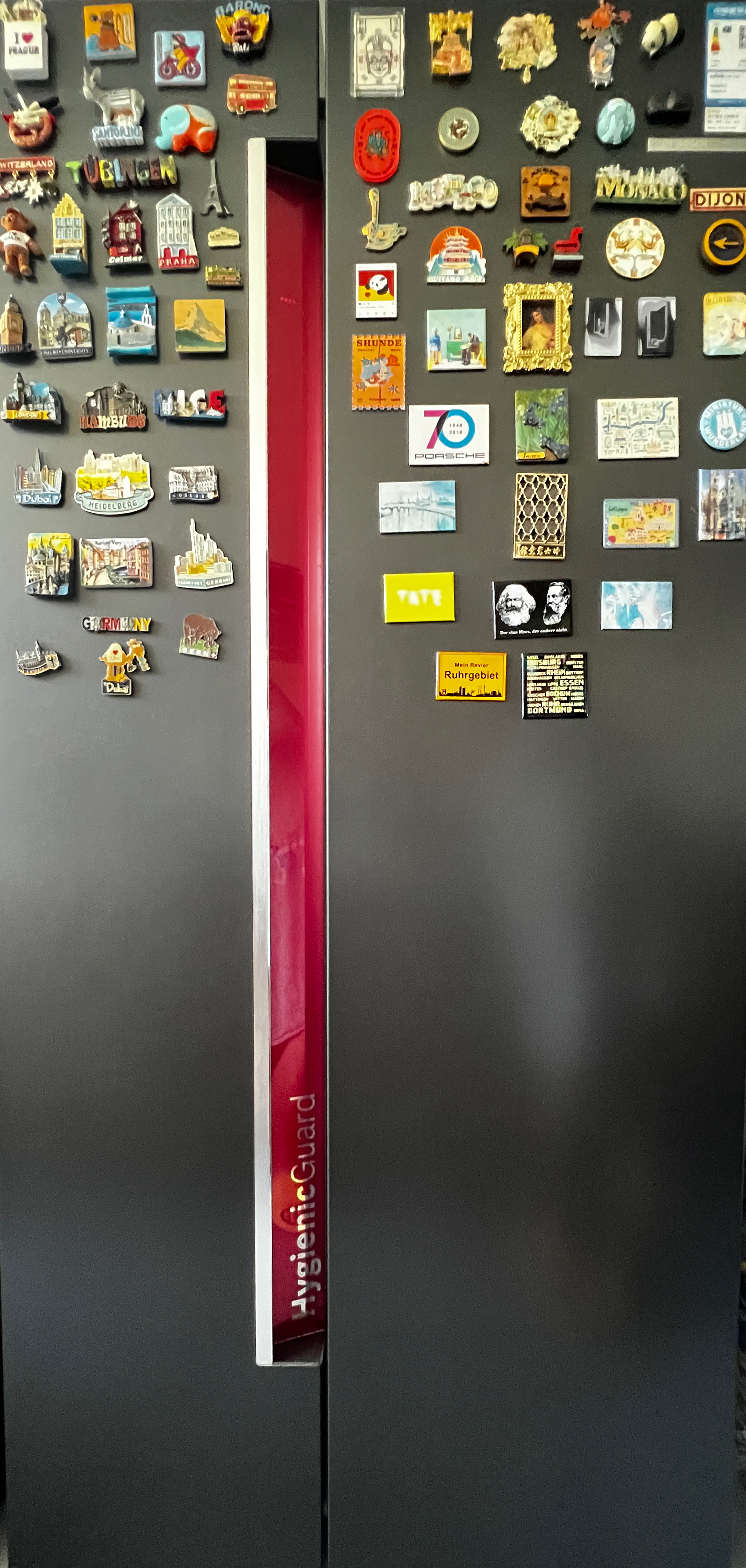 博世（BOSCH）【咨询客服更优惠】冰箱家用637升对开门双开门变频大容量电冰箱 双循环不串味 铂金抗菌 专属鲜润 熔岩红（K2A99E178C） 实拍图