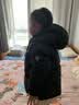 保姆鹅 儿童羽绒服短款连帽聚暖童装男女童防风御寒加厚外套冬[NG2860] 炭黑 120 晒单实拍图