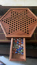 紫湖跳棋玻璃珠大号儿童玩具跳跳棋木质抽屉棋盘60颗棋子12颗备子 实拍图