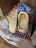 名创优品（MINISO）洞洞鞋男女夏季外穿凉鞋防滑厚底踩屎感包头凉拖鞋卡其色+海星 实拍图