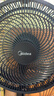 美的（Midea）【超级单品】七叶轻音立式电风扇家用柔风落地扇台式桌面小型风扇大风量节能摇头宿舍电扇 SAF30AB 实拍图