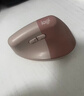 罗技（Logitech）Lift人体工学鼠标 垂直鼠标 小手鼠标 无线蓝牙鼠标 3台设备秒切换 带Logi Bolt接收器 粉色 实拍图