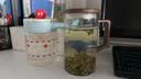 泥也茶杯水杯玻璃杯月牙杯绿茶泡茶杯子月牙过滤茶杯办公室水杯男士 实拍图