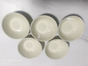 奥美优（AOmeiyou）奶油风味碟调料小碟子家用陶瓷蘸料碟洗碗机可用醋碟调料碗4个装 实拍图