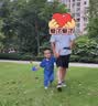 巴厘小猪男童牛仔套装儿童夏季薄款短袖衬衫婴幼儿帅气时髦两件套宝宝衣服 牛仔色 110 实拍图