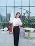 燕浔衬衣女装2025夏季新款雪纺衬衫女长袖气质超仙薄款开衫空调衫早春 白色 L 实拍图