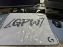 罗技（Logitech）游戏电竞鼠标垫布面 大号细面加厚锁边鼠标垫 FPS鼠标垫 LOL CS2 无畏契约 GPW电竞鼠标垫-白色 鼠标垫 实拍图
