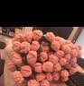 礼波玫瑰花束毯子成品礼盒毛毯99朵手工编织披肩结婚生日礼物送女朋友 成品160cm加大款【99朵花少女粉+礼袋+贺卡+丝带】 实拍图