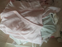 贝瑞加（Babyprints）宝宝连体衣2件装婴儿短袖包屁衣夏季纯棉三角爬服A类薄款 粉66 实拍图