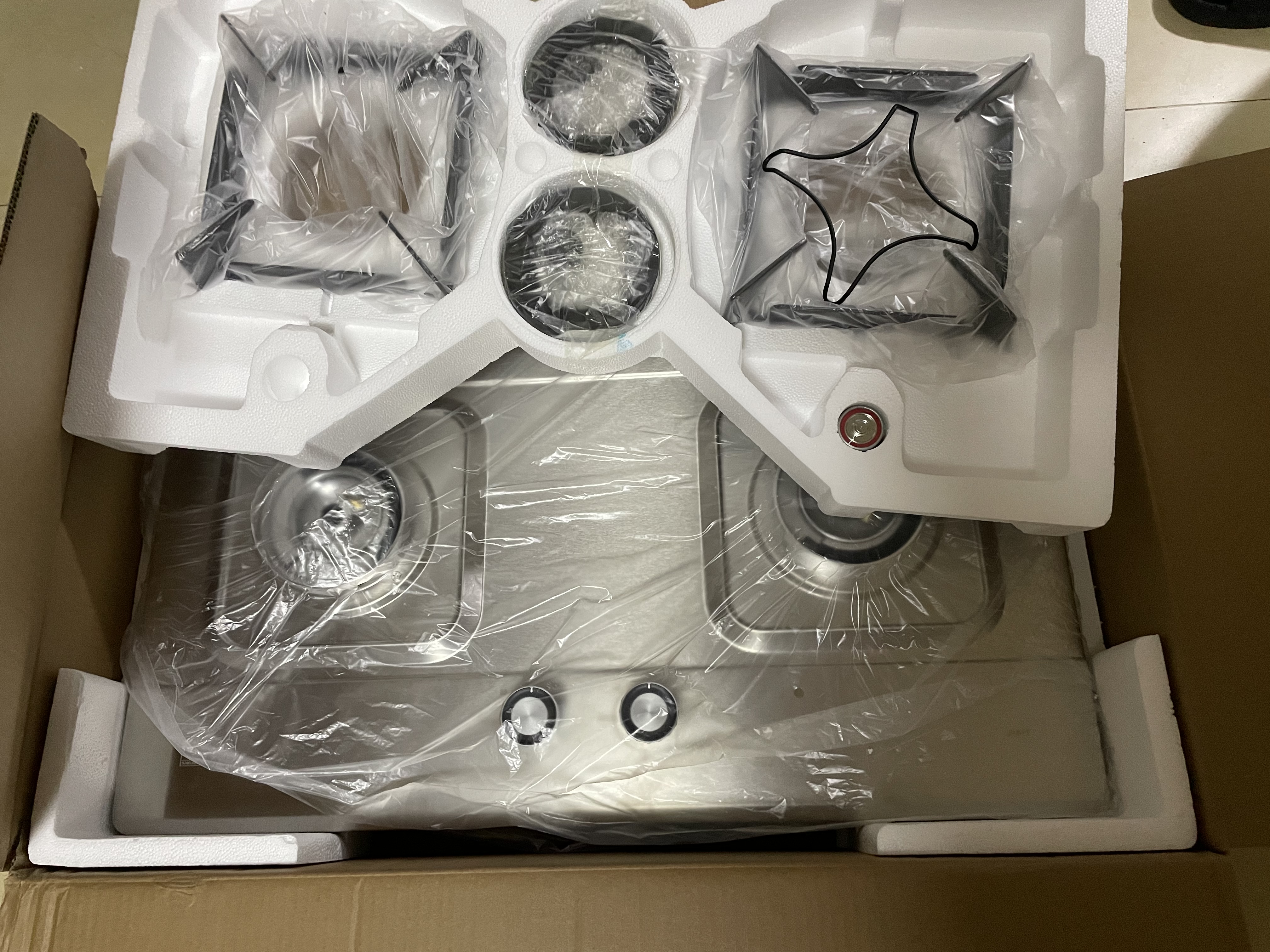 樱花（SAKURA）燃气灶天然气煤气灶双灶液化气家用台嵌两用家用不锈钢灶台多开孔猛火灶 JZT-JSA12【5.2KW天然气高热效率】 实拍图