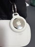 贝尔金（BELKIN）适用AirTag/AirTag2钥匙扣 苹果防丢器airtags保护 追踪器硅胶耐脏防摔壳 F8W973白色 实拍图