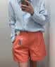 优衣库麻混纺舒适短裤女装26春夏新款485251 30 浅米色 XL 实拍图