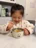 不锈钢碗316饭碗个人专用吃饭儿童碗宝宝辅食碗防烫碗带手柄加厚 主图同款-绿熊猫（儿童专用）+密封盖+勺子 【抗菌316钢】 实拍图
