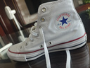 匡威（Converse）All Star夏季经典帆布男女高帮休闲运动小白鞋101009 101009/白色 39 实拍图
