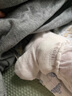 全棉时代儿童袜子7A抗菌婴幼儿宝宝纯棉透气中筒袜 黄白绿 10-12cm 实拍图