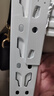实承货架仓储货架层架家仓库用80*30*200多层货物主架150kg/层轻型超市展示架白色钢制储物架置物架可定制 实拍图