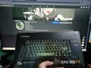 ATKRS7Air磁轴键盘 75配列客制化电竞游戏机械键盘有线全键热插拔办公81键 RS7 Air湖水绿冰刃轴 实拍图