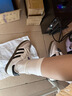 adidas ENTRAP美式校园风运动少年感复古篮球风板鞋男女阿迪达斯 白色/浅蓝/灰色   36 实拍图