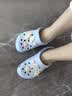 CROCS卡骆驰贝雅洞洞鞋轻便百搭男鞋一脚蹬洞洞鞋女拖鞋休闲鞋|10126 矿物质蓝-4JQ(含智必星) 37 /38(230mm) 实拍图