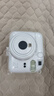 富士（FUJIFILM）instax  mini12 一次成像 立拍立得相机 mini12 茉莉白 套餐五（官方标配+水晶壳+肩带+白边相纸20张） 实拍图