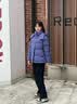 波司登（BOSIDENG）反季羽绒服【小蛮腰】90绒商场同款女90绒可脱卸帽显瘦保暖外套 夜影紫6436 M 165/88A 体重约110-120斤 实拍图