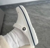 卡骆驰（CROCS）贝雅卡骆班洞洞鞋轻便耐磨一脚蹬休闲鞋女鞋时尚沙滩鞋|205089 白/深蓝-126 41 /42(260mm) 实拍图