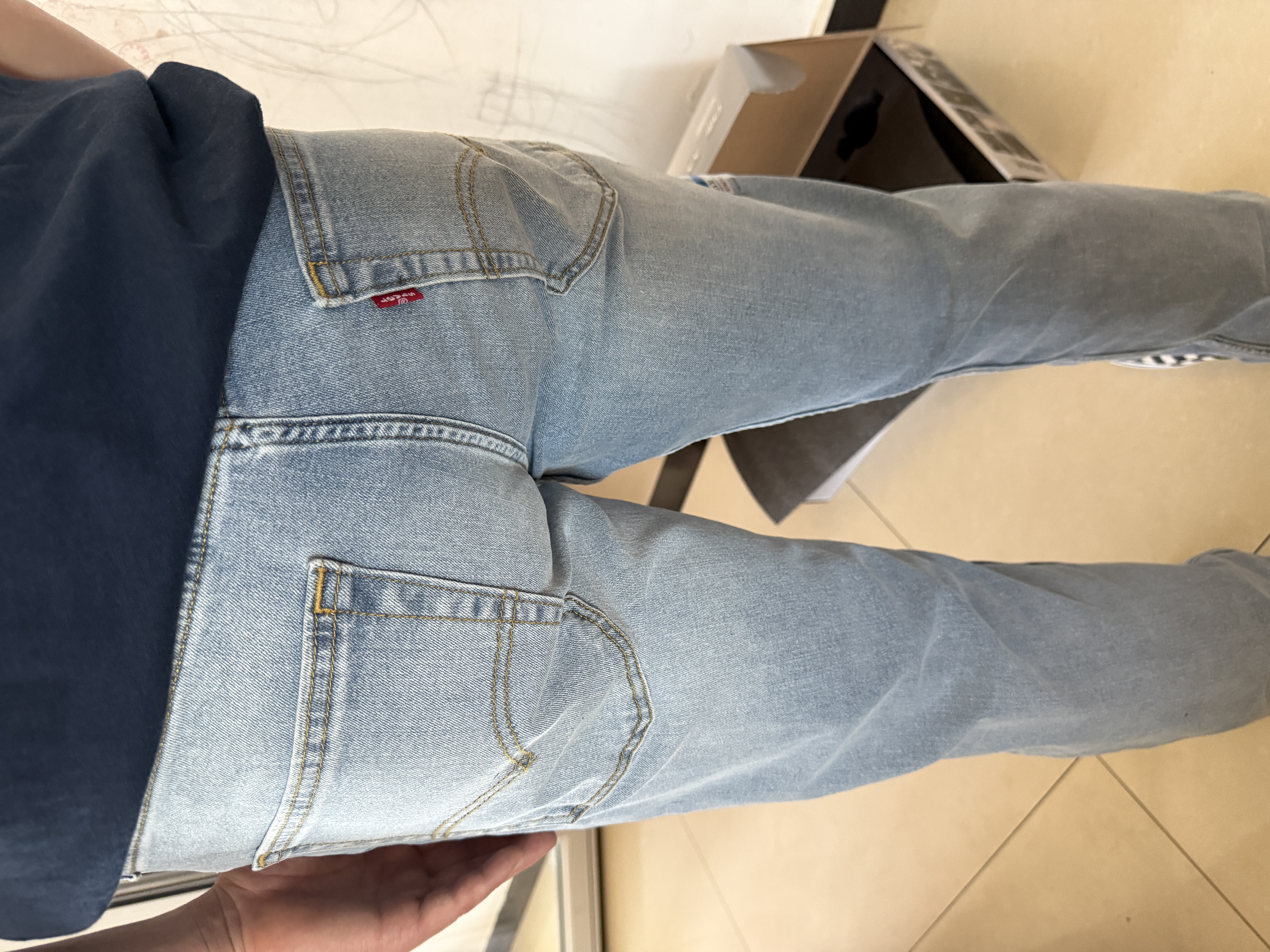 Levi's李维斯冰酷系列牛仔裤男凉感防晒美式复古502锥型牛仔裤夏薄款 浅蓝色 31 (32) 实拍图