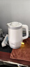 东芝（TOSHIBA）【保价618】电热水壶 316L不锈钢母婴级食品级家用1.5L保温开水烧水壶双层防烫安全倾倒防漏水 1.5L 【水物语丨白色】 实拍图