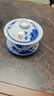 恒铭昌景德镇青花瓷盖碗茶杯陶瓷泡茶杯茶具敬茶碗单个三才杯手抓壶 特大号国色天香盖碗400ml 实拍图
