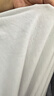 真维斯（Jeanswest）T恤女夏季薄款圆领打底衫内搭短袖纯棉白色纯色上衣百搭白色XL 晒单实拍图
