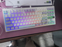 VGN V87 V2 有线/无线/蓝牙三模客制化机械键盘 五层填充gasket结构全键热插拔87键盘 电竞游戏办公 V87 V2 冰川轴 风信子 实拍图