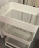 宜家（IKEA）拉斯克家居小推车置物架移动茶水桌书包架客厅厨房收纳架 【新品】大号35×45×77cm｜粉红色 实拍图