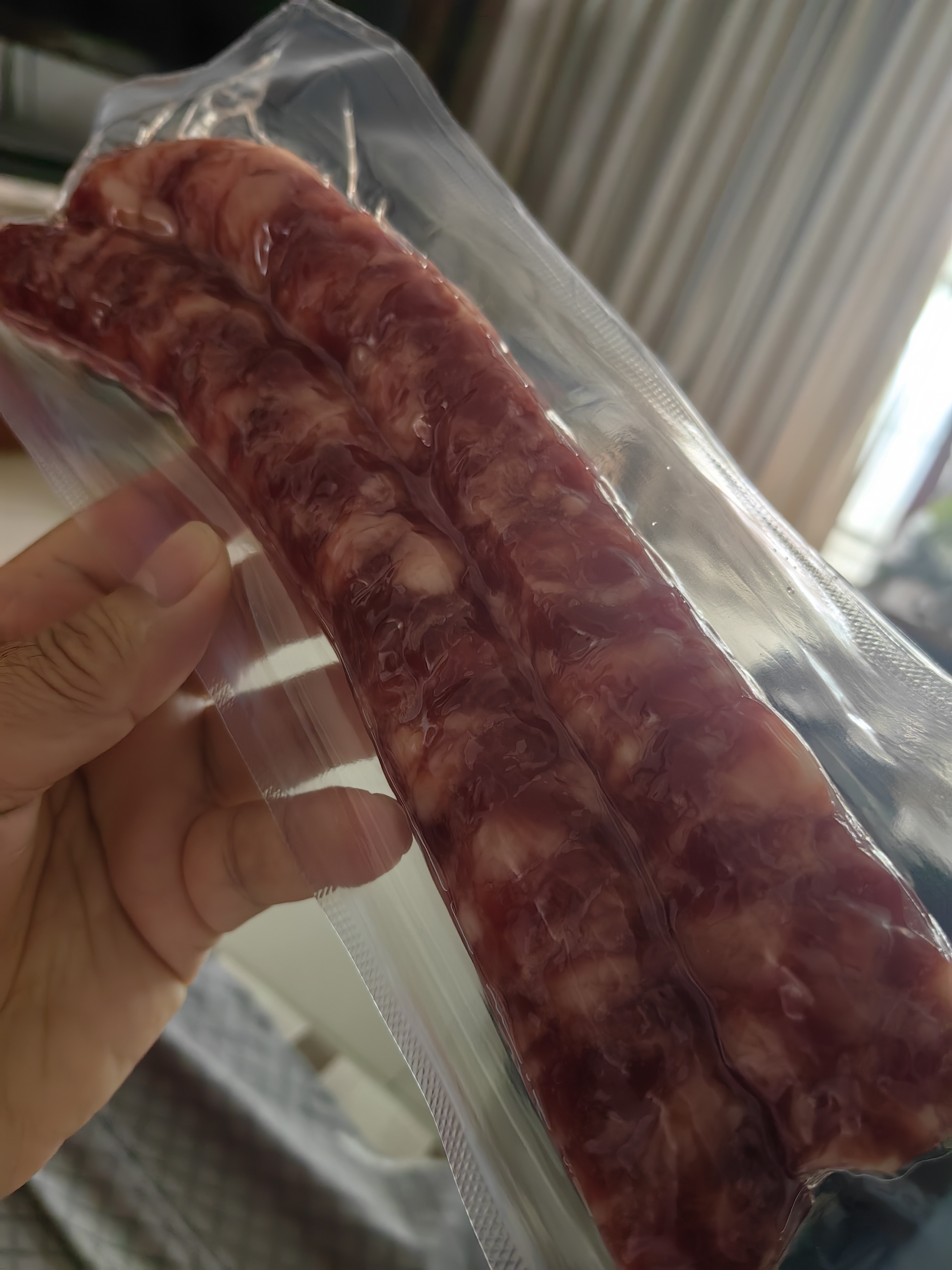 玉兔香肠腊肠香肠苏式广式风味南通如皋特产正宗腊猪肉经典真空装肉肠 300g原味腊肠（精选猪后腿肉） 实拍图