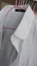 罗蒙女童短袖蕾丝边白色衬衫校园服饰学生演出服儿童半袖衬衣 白色130 实拍图