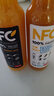 农夫山泉100%纯果汁NFC果汁300ml*12瓶缤纷礼盒(6橙汁+6芒果汁) 实拍图