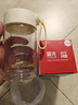 富光清然玻璃杯 高硼硅玻璃水杯子 女生便携牛奶咖啡刻度茶杯330ml 实拍图