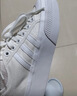 adidas NIZZA PLATFORM厚底增高运动帆布鞋女阿迪达斯三叶草 白   37 实拍图