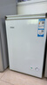 海尔（Haier）100L单温冰柜小型家用小冰柜减霜一级能效冷藏冷冻转换深冷冷柜小冰箱BC/BD-100GHW9D价保618 实拍图