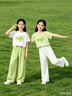 真维斯童装女童夏季套装2026新款儿童纯棉短袖t恤中大童洋气夏季两件套 晒单实拍图