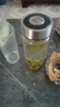 希诺玻璃杯单层加厚大容量家用办公泡茶杯子男车载水杯XN-6017L 530mL 实拍图