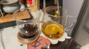 忆壶茶（YIHUTEA）泡茶杯茶水分离玻璃杯办公室家用水杯男士茶杯玻璃绿茶杯子 【加大加厚】500ML竹盖玻璃杯 实拍图