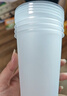 美丽雅奶茶杯一次性饮料杯套装500ml*20套独立装塑料细吸管100支 实拍图