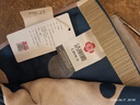 洁丽雅（Grace）A类纯棉抗菌枕巾一对装纱布简约枕头巾 蓝色52*78cm 实拍图