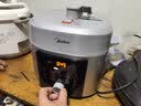 美的（Midea）小飞侠电压力锅有钛0氟0涂层双胆高压锅5L全自动智能预约4-6人多功能一体饭煲E5825N 实拍图