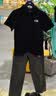 北面（The North Face）POLO衫男短袖26春夏新款户外徒步运动服时尚舒适休闲翻领T恤8FZV JK3/宇宙黑 XL /180/108A 实拍图