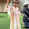 小猪班纳（PEPCO）女童汉服夏季国风古装超仙女孩古风唐装儿童公主连衣裙 粉色 130 晒单实拍图