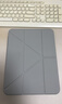 闪魔适用iPad11/10保护壳11英寸ipad11/10保护套25/22款Y型透明亚克力横竖支撑灰色 实拍图