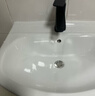 柯鲸 洗手盆方形立柱盆卫生间陶瓷洗手池台盆阳台洗脸盆面盆洗组合 B款+下水配件+冷热龙头+镜子 实拍图